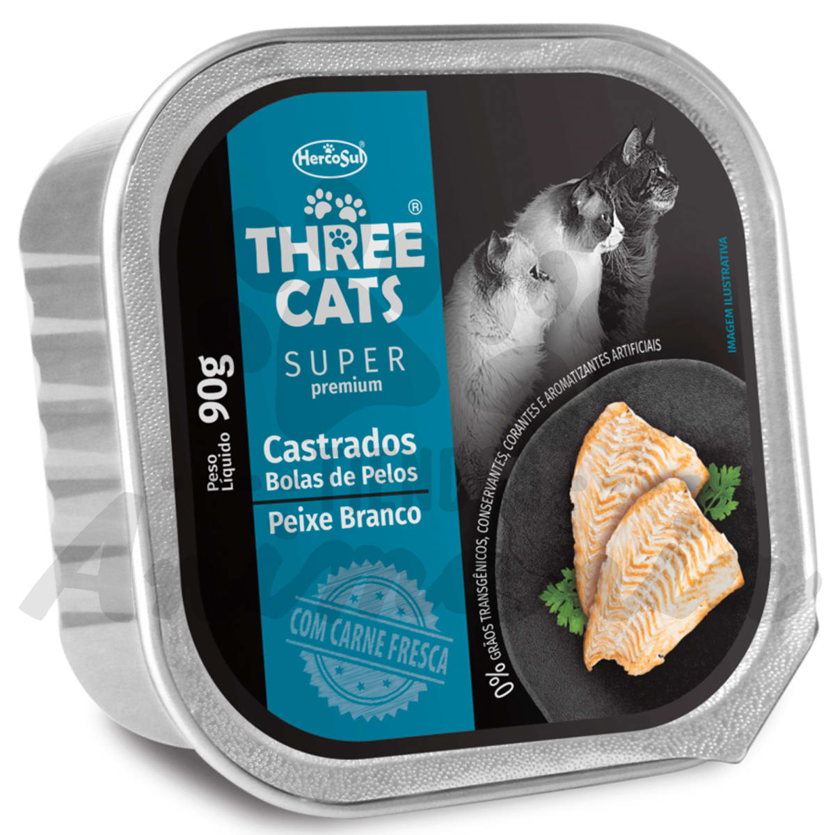 Three cats - castrado pescado blanco